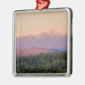 Dusk en Mount Washington in New Hampshire's Metalen Ornament (Links)