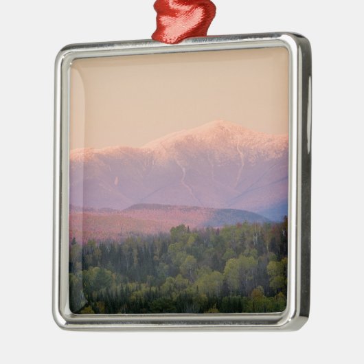 Dusk en Mount Washington in New Hampshire's Metalen Ornament (Links)
