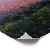 Dusk en Mount Washington in New Hampshire's Poster (Hoek)