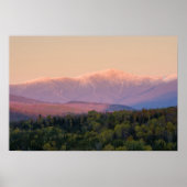 Dusk en Mount Washington in New Hampshire's Poster (Voorkant)