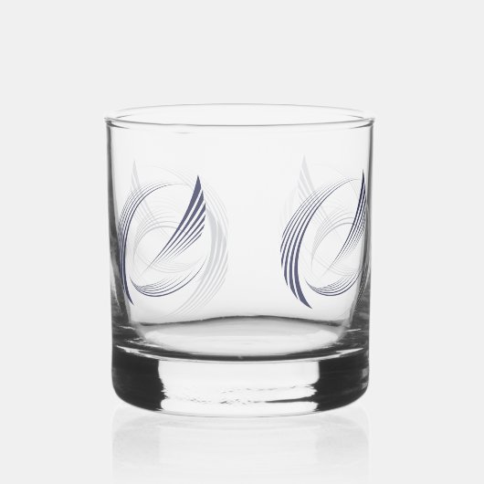 Dusk feathers whisky glas (Voorkant)