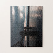 Dusk, Forth Rail Bridge en Firth of Forth, Fife Legpuzzel (Verticaal)