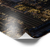 Dusk-herfsten op Manhattan - Foto afdrukken (Hoek)