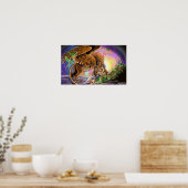 Dusk Hunter Flying Cat Poster (Keuken)