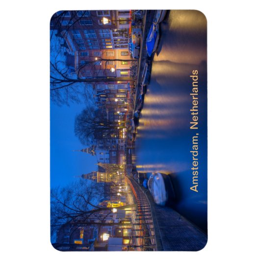 Dusk in Amsterdam Magneet (Verticaal)