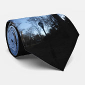 Dusk in Central Park, NYC Stropdas (Opgerold)