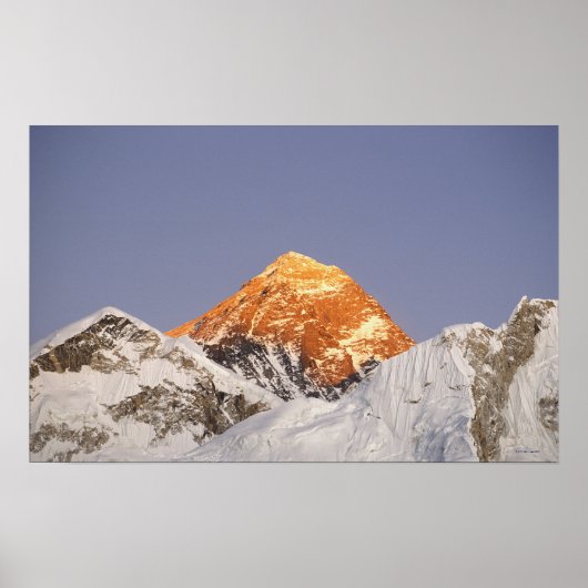 Dusk in Mount Everest, Nepal Poster (Voorkant)