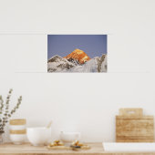 Dusk in Mount Everest, Nepal Poster (Keuken)