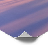Dusk Lake rustige vreedzame Natuur Poster (Hoek)