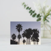 Dusk met Palm Trees Tropische Scene Briefkaart (Staand voorkant)