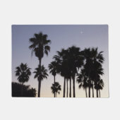 Dusk met Palm Trees Tropische Scene Deurmat (Voorkant)