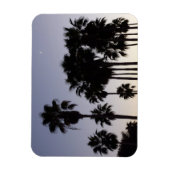 Dusk met Palm Trees Tropische Scene Magneet (Verticaal)