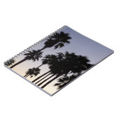 Dusk met Palm Trees Tropische Scene Notitieboek (Linkerzijde)