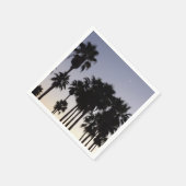 Dusk met Palm Trees Tropische Scene Servetten (Hoek)