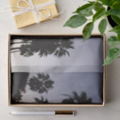 Dusk met Palm Trees Tropische Scene Tissuepapier (Geschenk)