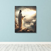 Dusk ontmoet glorie bij de hemelpoort canvas afdruk (Insitu (Houten vloer))