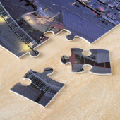 Dusk op Bell Harbour in Seattle, Washington. Legpuzzel (Zijkant)