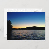 Dusk op Blue Mountain Lake, NY Briefkaart (Voorkant / Achterkant)