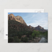 Dusk op Canyon Junction in Zion National Park Briefkaart (Voorkant / Achterkant)