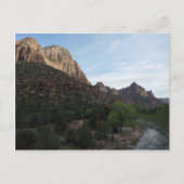 Dusk op Canyon Junction in Zion National Park Briefkaart (Voorkant)