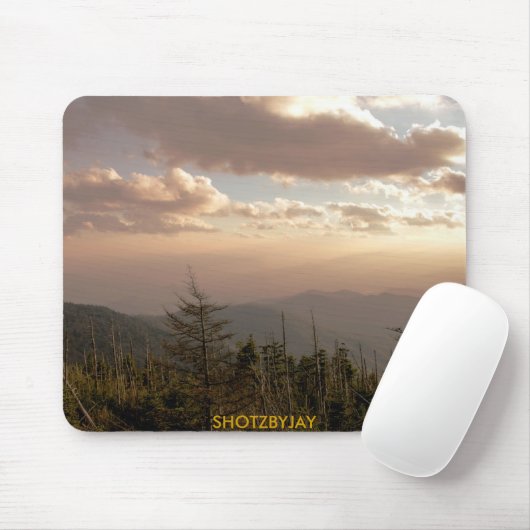 Dusk op Clingman's Dome Muismat (Met muis)