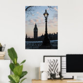 Dusk op de Theems Poster (Thuiskantoor)