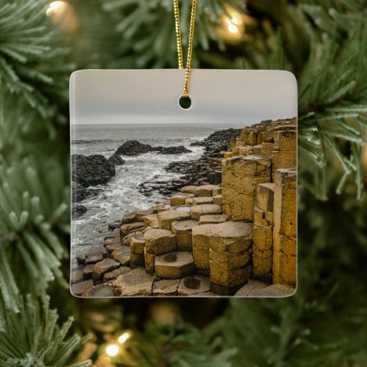 Dusk op Giant's Causeway Keramisch Ornament (Boom)