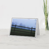 Dusk op het platteland met twee deer kaart (Voorkant)