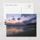 Dusk op Karon Beach Briefkaart (Voorkant / Achterkant)