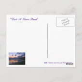 Dusk op Karon Beach Briefkaart (Achterkant)