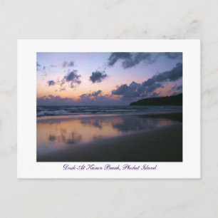 Dusk op Karon Beach Briefkaart