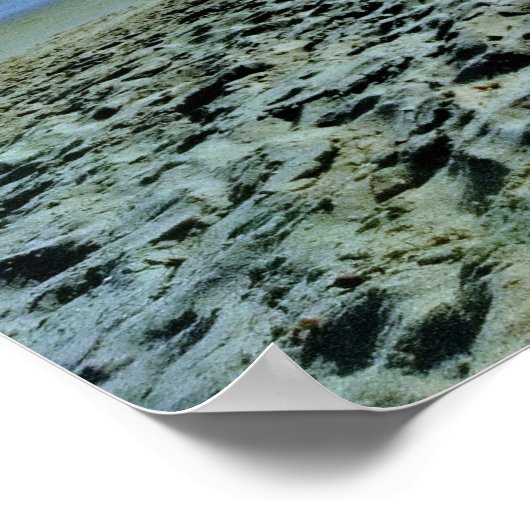 Dusk op Malibu Beach Poster (Hoek)