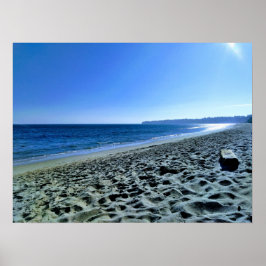 Dusk op Malibu Beach Poster