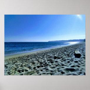Dusk op Malibu Beach Poster
