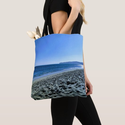 Dusk op Malibu Beach Tote Bag (Dichtbij)