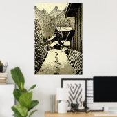 Dusk op Minakami Kasamatsu Shiro 1958 Poster (Thuiskantoor)