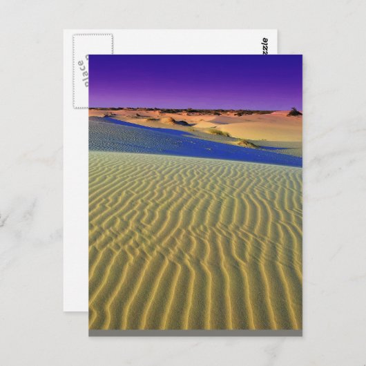 Dusk op Monahans Sands Briefkaart (Voorkant / Achterkant)