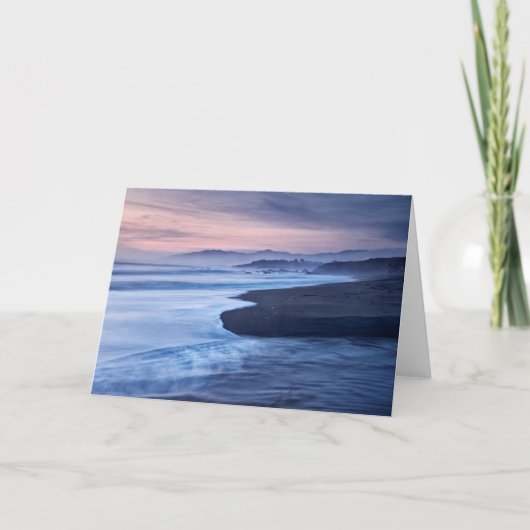 Dusk op moonstone-strand kaart (Voorkant)