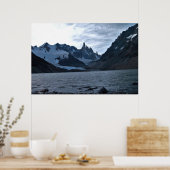Dusk over Laguna Torre Poster (Keuken)