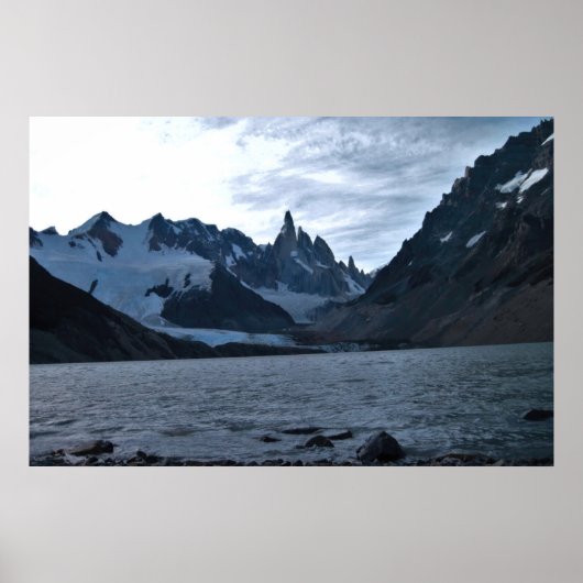 Dusk over Laguna Torre Poster (Voorkant)