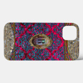 Dusk Ravone Damast Barok Monogram Case-Mate iPhone Case (Achterkant (horizontaal))