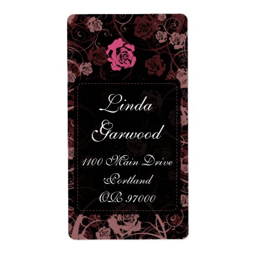 Dusk Romance Verzendlabel v5 Verticaal (Voorkant)