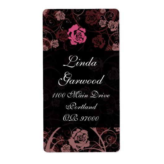 Dusk Romance Verzendlabel v6 Verticaal (Voorkant)
