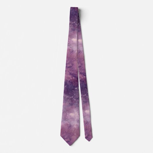 Dusk Roos Galaxy Series Design 1 Stropdas (Voorkant)