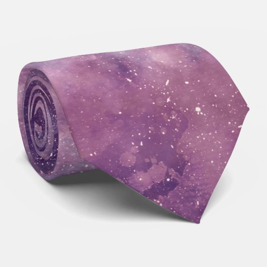 Dusk Roos Galaxy Series Design 1 Stropdas (Opgerold)