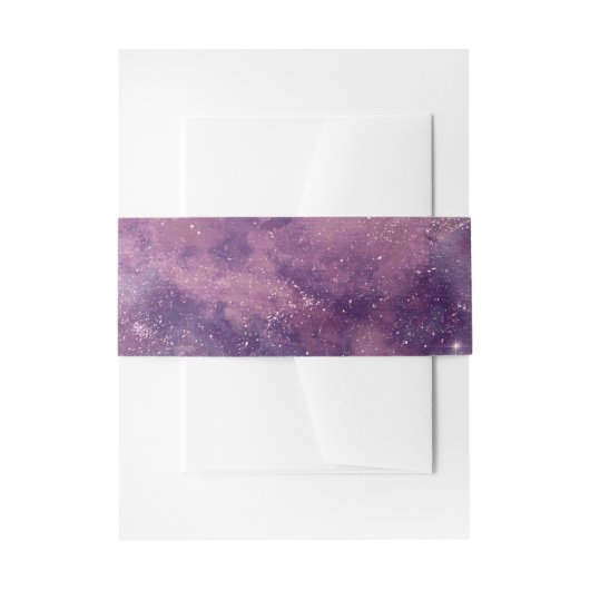 Dusk Roos Galaxy Series Design 1 Uitnodigingen Wikkel (Voorkant Voorbeeld)