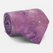 Dusk Rose Galaxy Serie Ontwerp 1 Stropdas (Opgerold)