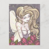Dusk Rozen Night Fantasy Art Briefkaart (Voorkant)