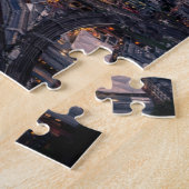 Dusk Schilderachtig puzzels City Art Harde puzzel (Zijkant)