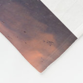 Dusk Sky Reflecties op Loch Carron Fleece Deken (Hoek)